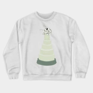 A Delicate Wedding Cake Crewneck Sweatshirt